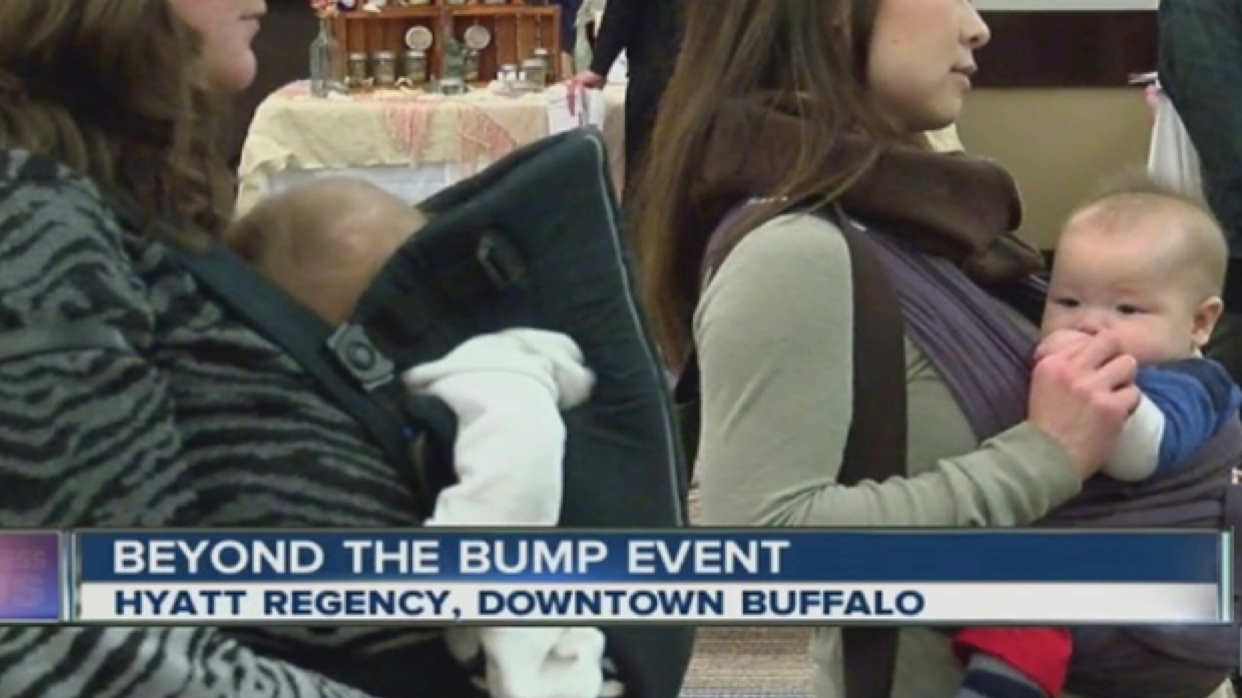 screen shot of moms and babies at babies & bumps event