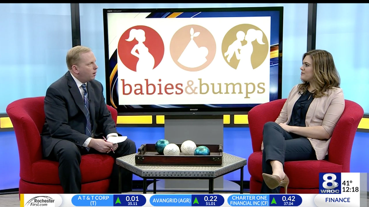babies & bumps on the news scree shot