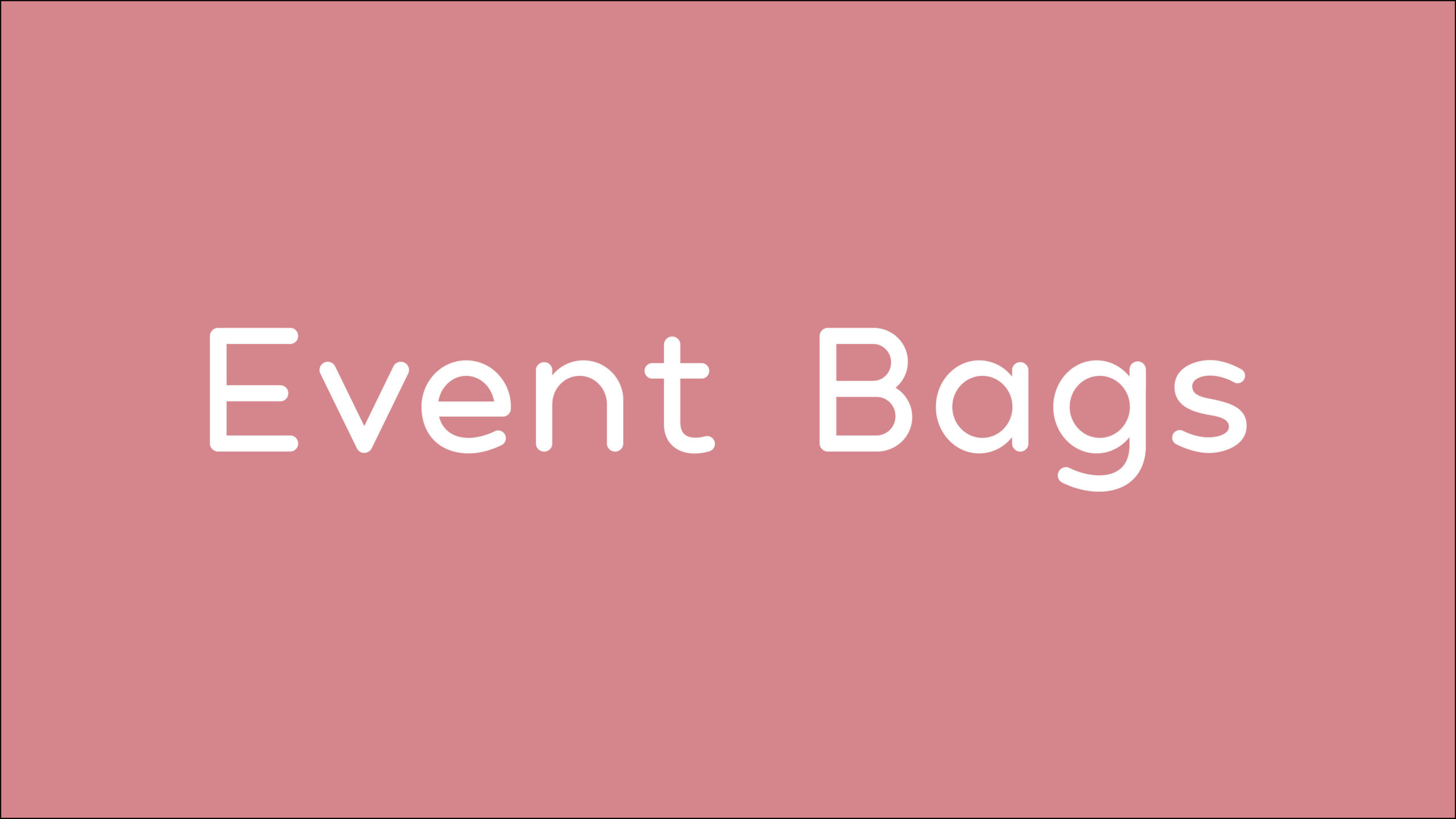 Event Bags Welcome Kit Graphic