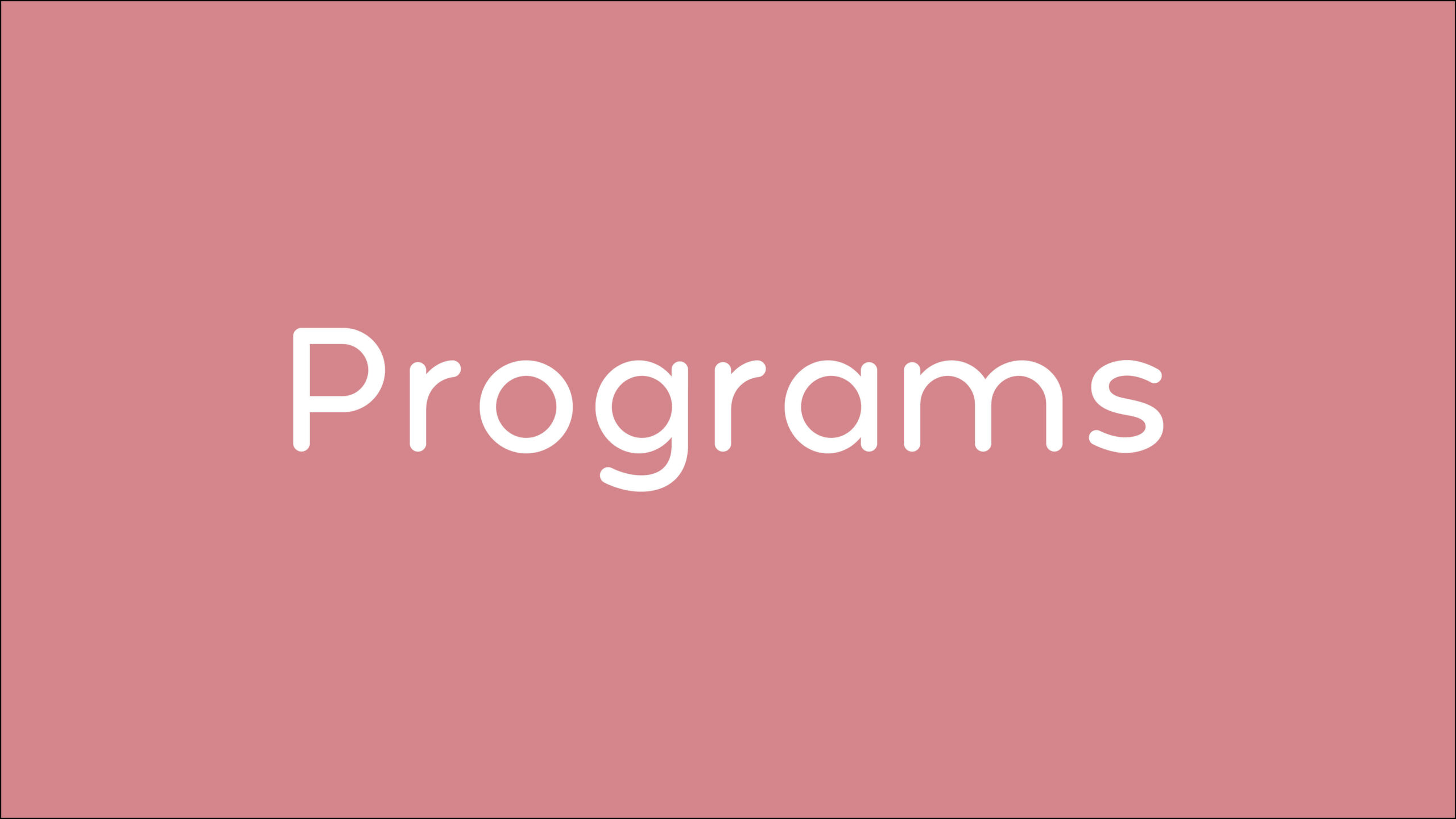 Programs Welcome Kit Graphic