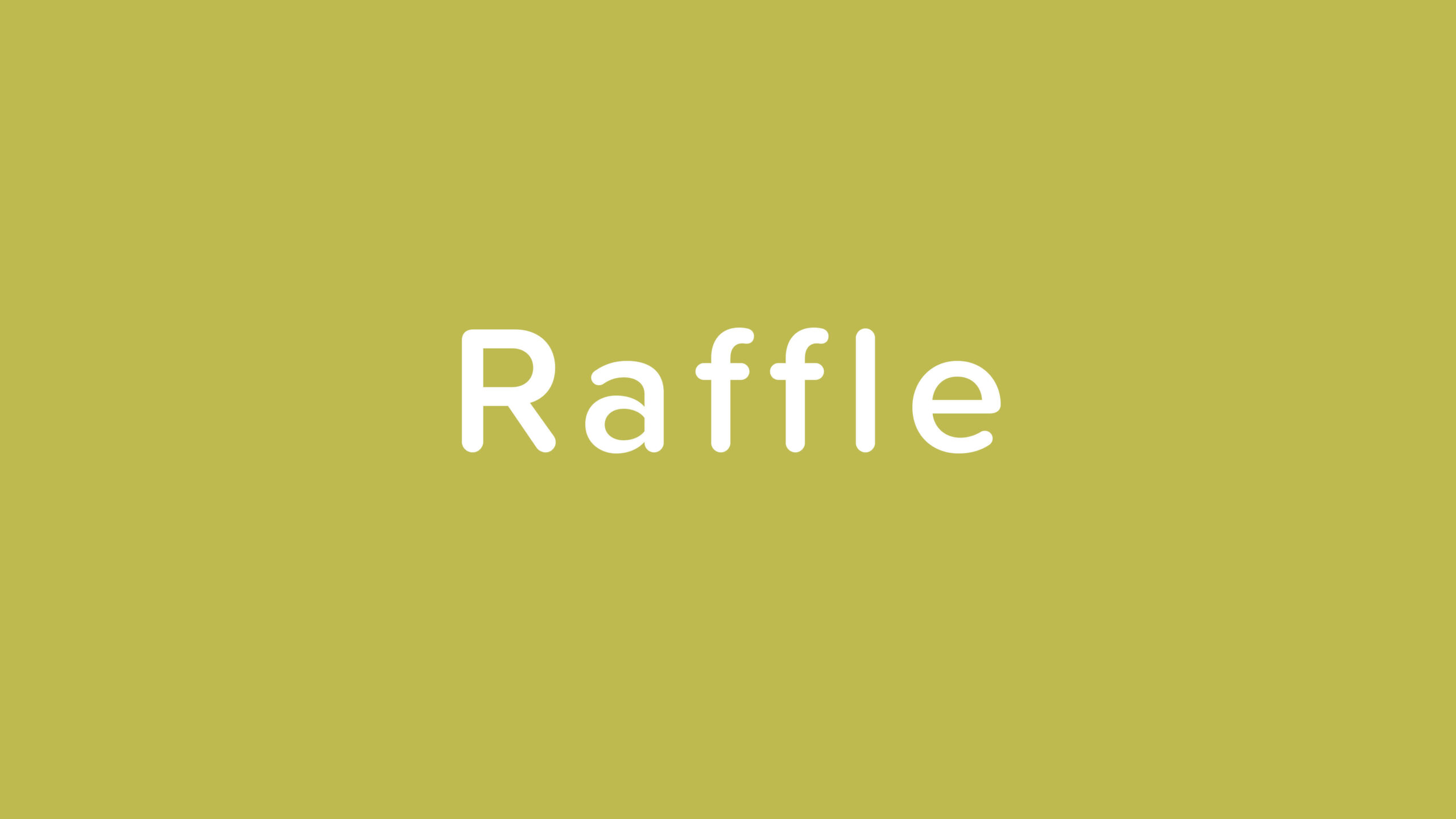 Raffle welcome kit graphic