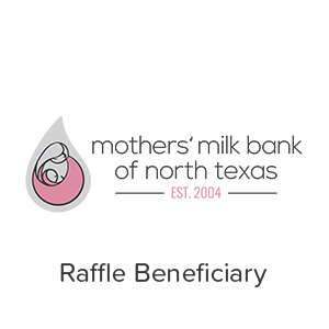 Mothers' Milk Bank of North Texas logo - Raffle Beneficiary